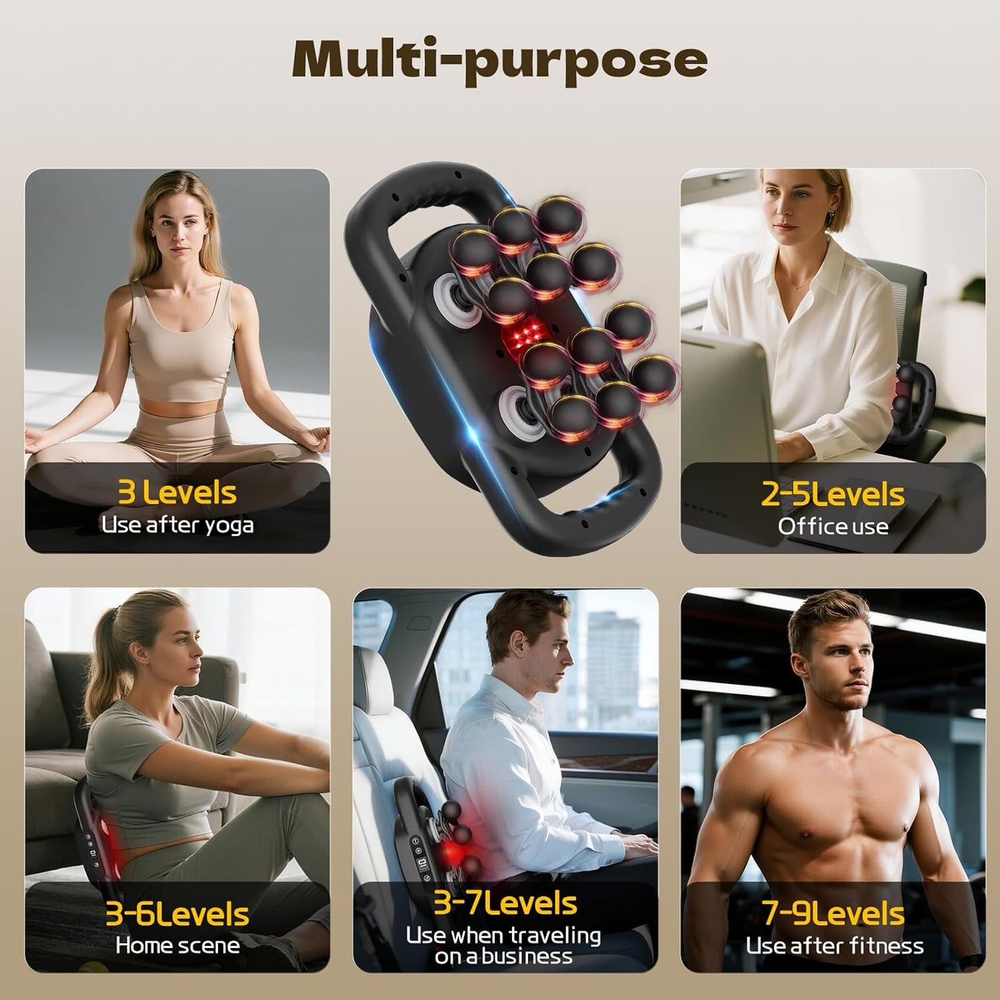 12 Head Fascia Massage Gun