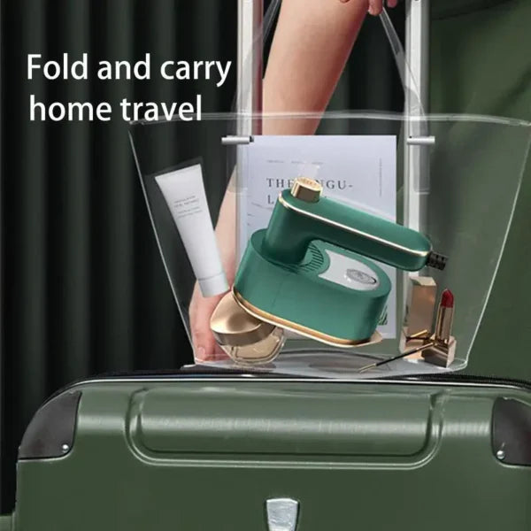 Portable Mini Ironing Machine, Mini Portable Handheld Electric Iron, Mini Electric Dry Iron Machine with Spray Water, Travel Garment Steamers Micro Steam Iron for Home and Travel