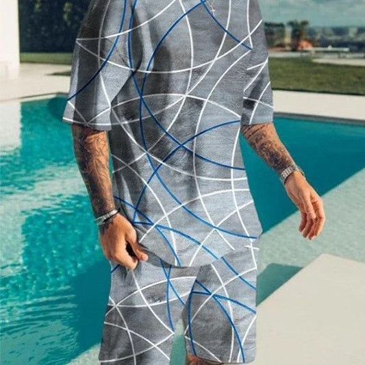 T-shirt Men's T-shirt Casual Suit