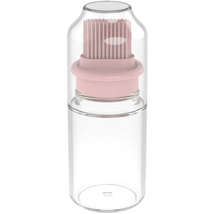 Portable Oil Bottle with Brush Silicone Barbecue Liquid Gadgets High-temperature Kitchen Baking Pastry Barbecue BBQ Tool