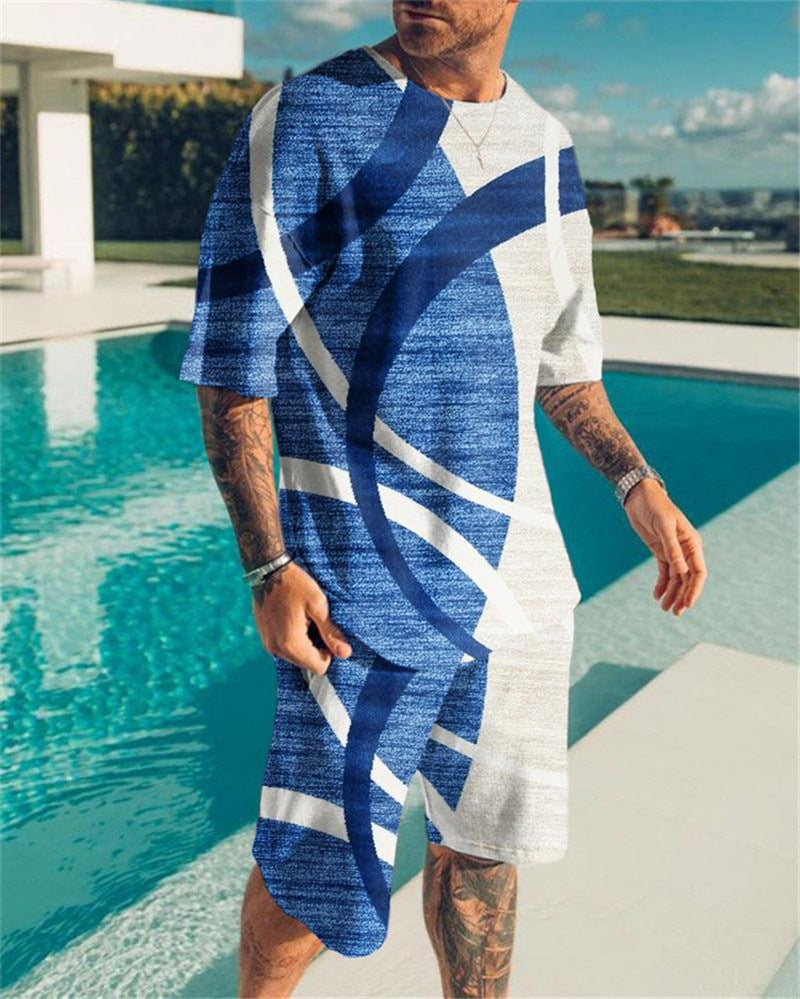 T-shirt Men's T-shirt Casual Suit