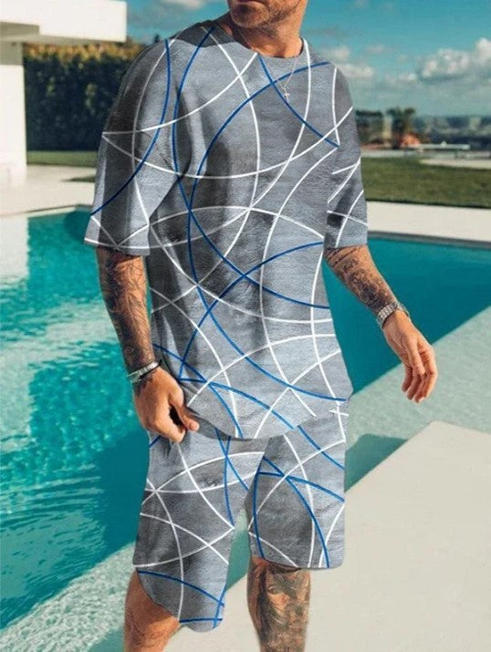 T-shirt Men's T-shirt Casual Suit