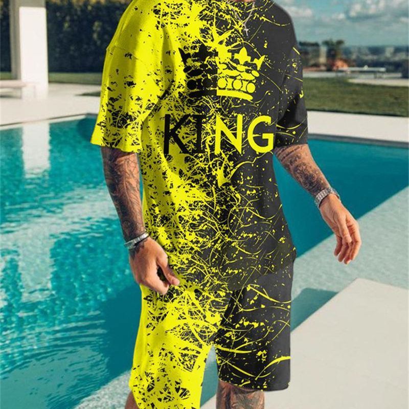 T-shirt Men's T-shirt Casual Suit