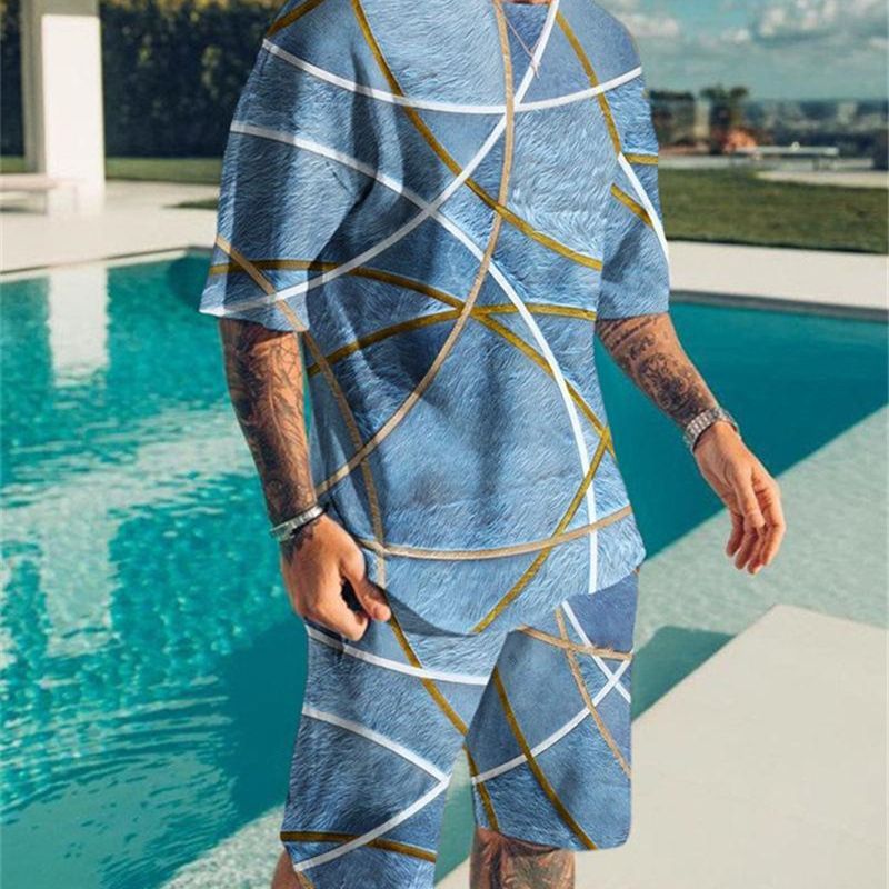 T-shirt Men's T-shirt Casual Suit