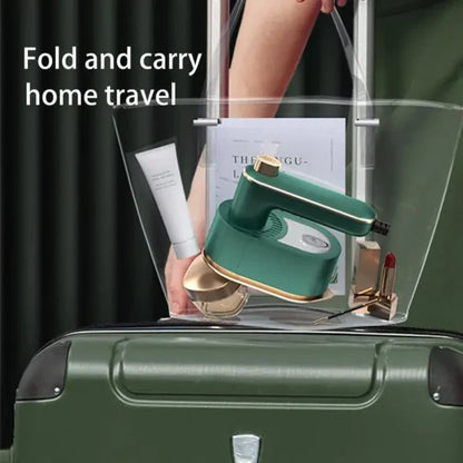 Portable Mini Ironing Machine, Mini Portable Handheld Electric Iron, Mini Electric Dry Iron Machine with Spray Water, Travel Garment Steamers Micro Steam Iron for Home and Travel