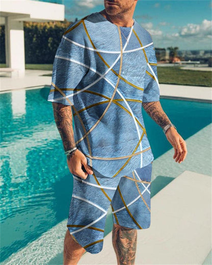 T-shirt Men's T-shirt Casual Suit