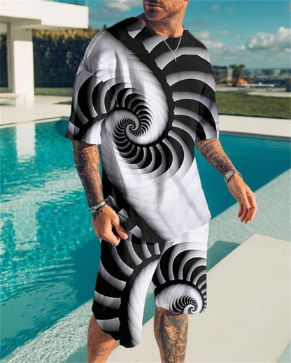 T-shirt Men's T-shirt Casual Suit