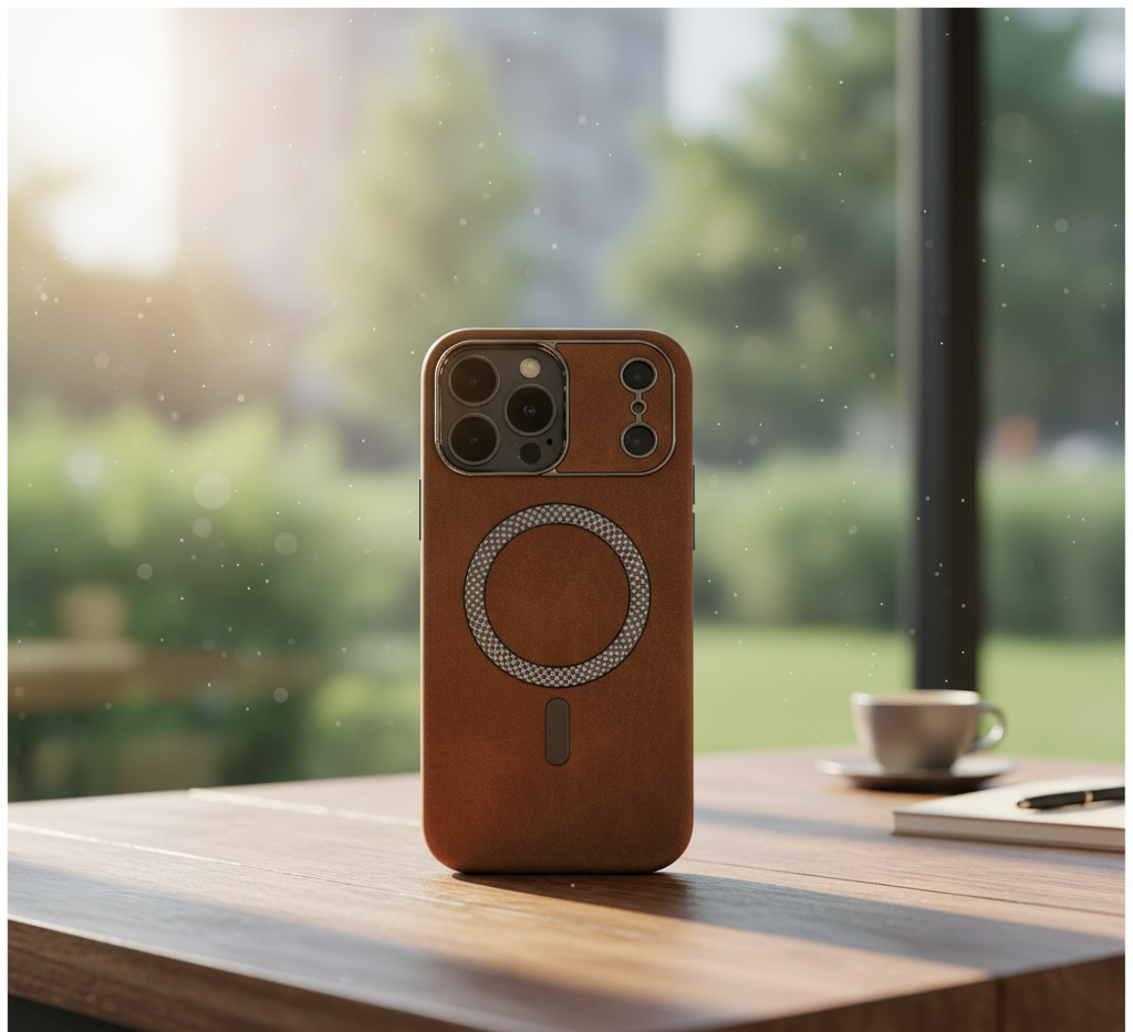 Vintage Leather MagSafe Case for iPhone