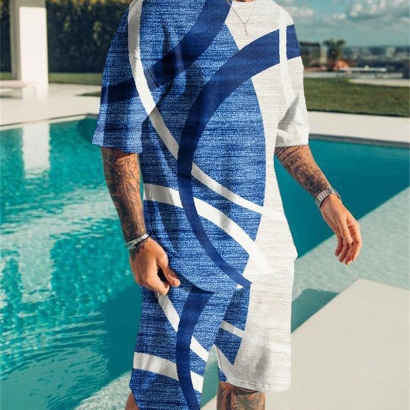 T-shirt Men's T-shirt Casual Suit