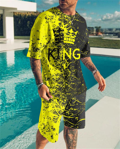 T-shirt Men's T-shirt Casual Suit
